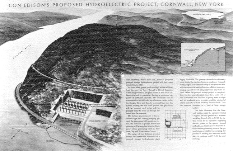 Con-Ed drawing of proposed power plant, courtesy NYS Department of Environmental Conservation